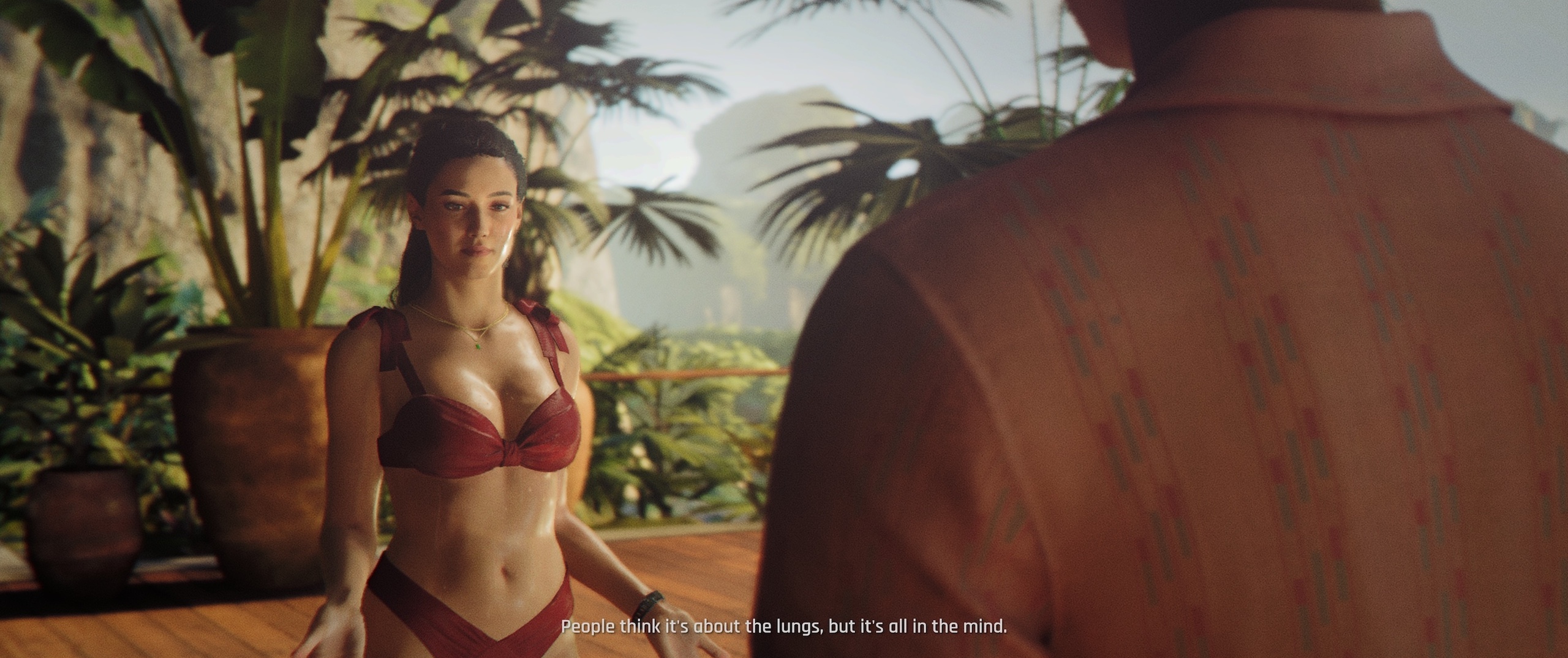 Sorry, there's a dialog in there?